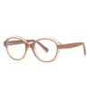 Anti Blue Rays Round Shortsighted Prescription Glasses Women  Spring Hinge Stundent Myopia Spectacles 0 -0.5 -0.75 To -6.0