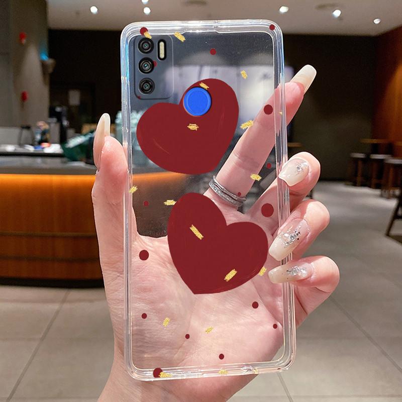 

For Tecno Spark 5 Air 6 Air Spark5 Pro Funda Cover Flower Butterfly Bow Phone Casing Soft Silicone Transparent TPU Jelly Case Spark 5