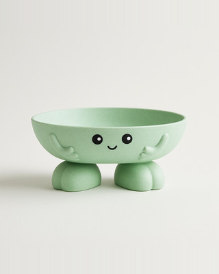 Caja de jabón de dibujos animados de paja de trigo, práctico soporte para jabón de fácil limpieza, caja para jabones de baño