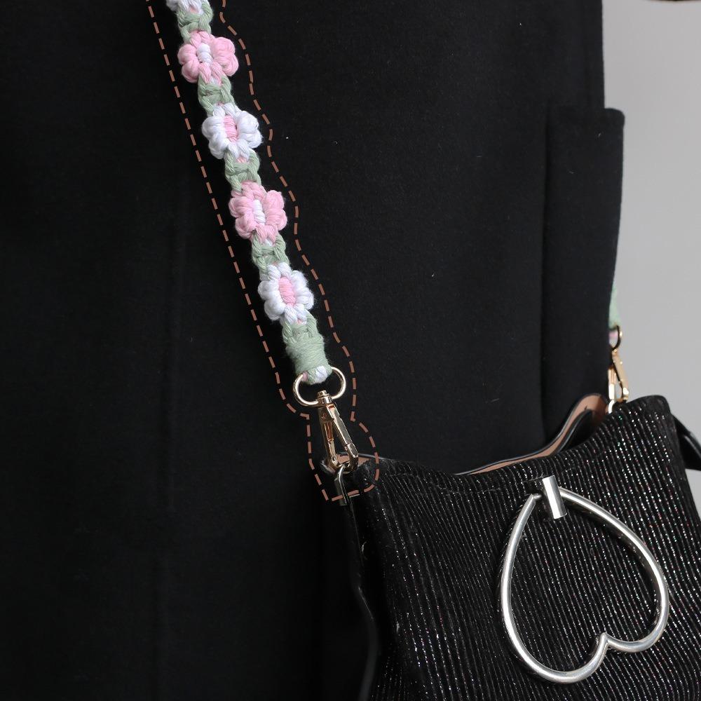 

Anti-Lost Flower Woven Chain Lanyard Bag Braided Rope Sweet Woven Daisy Flower Hanging Chain Girls style7