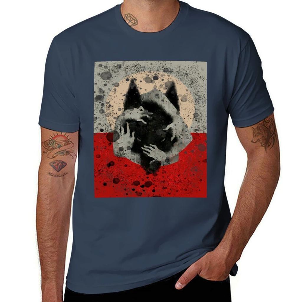 Dark Wolf King Tshirt Anime T Shirts Oversize Tshirt