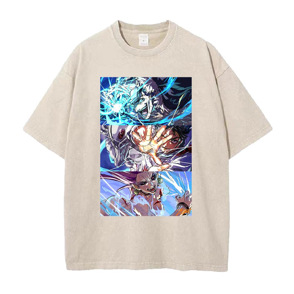 Hot Anime Jujutsu Kaisen Okkotsu Yuta Ishigoori Ryuu Clothing Men Women Tshirts Washed Cotton Tee Retro T-shirt Harajuku T Shirt