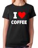 Ich liebe Kaffee Damen T-Shirt