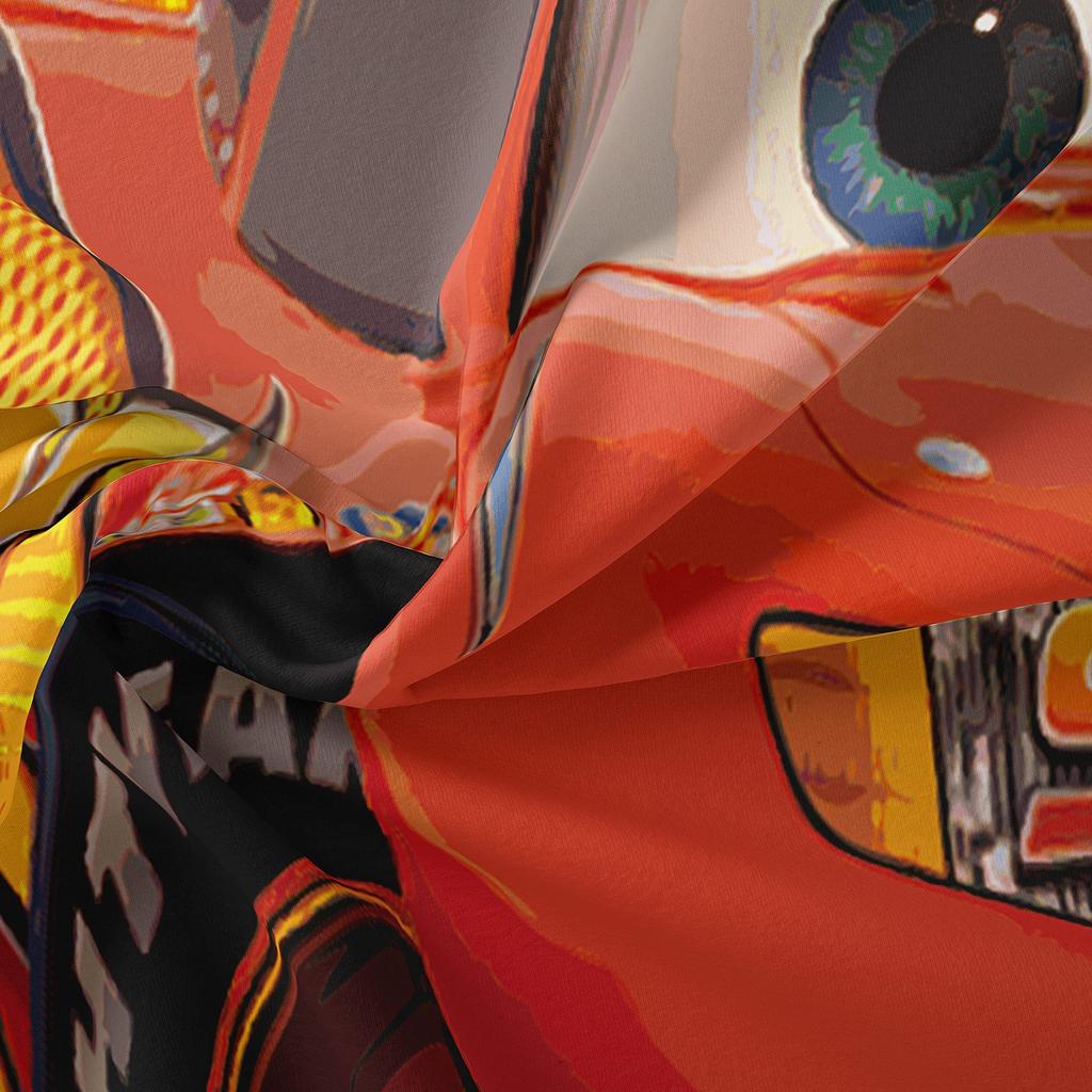 Roupa de Cama Infantil Desenho Relâmpago Três Peças Capa de Edredom