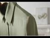 Women's Elegant Silk Commuting Shirt, Solid Color, Three-Quarter Sleeves, Mulberry Silk Top