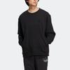 Adidas Originals FW22 Essential Crew Neck Sweatshirt With Trefoil Embroidery Men Sweatshirt Black IC8144