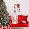 Decorative Christmas Wall Hanging Wooden Art Decoration Item for Home | Office | Living Room | Bedroom (Love-2Penguin)