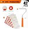 Microfiber Paint Roller,Mini Paint Roller Covers,Small Paint Rollers for House Painting with Paint Roller Frame,Wall Painting Tool