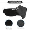 Dash Cover Compatible for Toyota Prado 120 Series 2003-2008, Non-Slip Polyester Black Center Console Dashboard Cover Pad Carpet