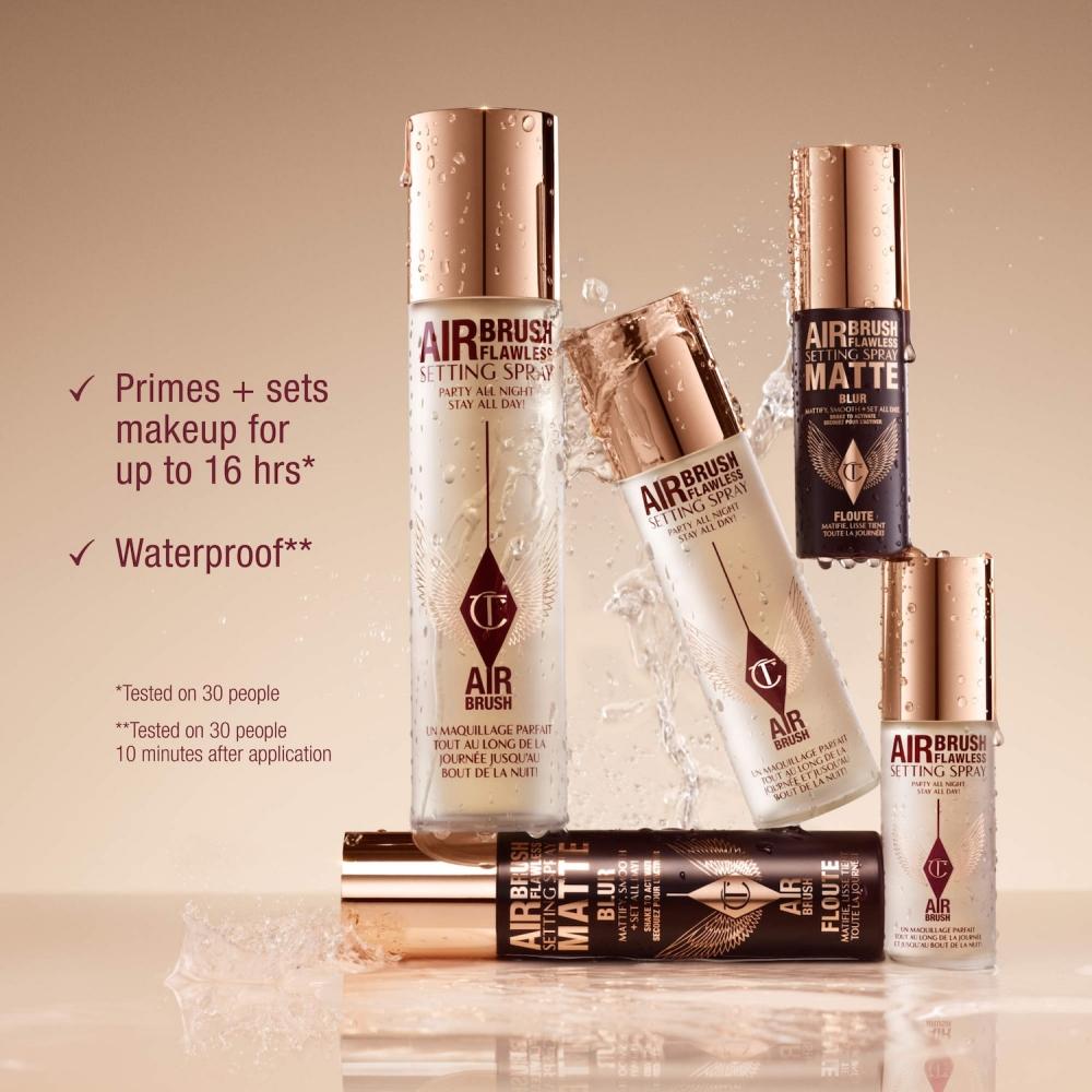 Charlotte Tilbury Airbrush Flawless Matte Blurring   Wasserdichtes Fixierspray 1,1 Unzen 34 ml 1,1 Unzen 34 ml