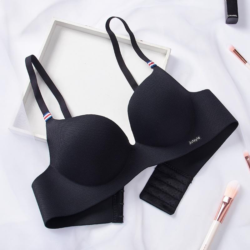 Wireless Ice Silk No Steel Ring Seamless Bra Women Push Up Bra Beautiful Back Sexy Bra Underwear Comfortable Seaml