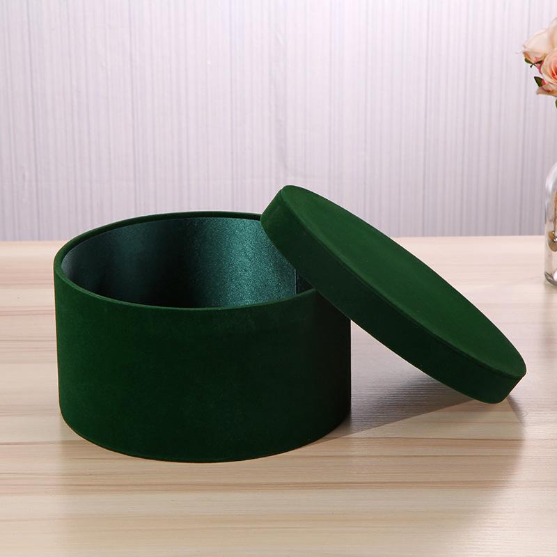 Runde Plüsch-Geschenkbox für Hochzeiten, Geburtstage, Zeremonien und Jubiläen.