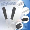 2PCS 5.9 Inch Length 1/4 Inch Drive Spinner Handle Anti-Slip Grip Internal Square Drive Socket Driver Handle