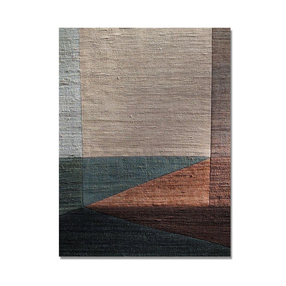 Abstract Retro Black Geometry Posters and Prints Canvas Painting Cuadros Wall Art Pictures for Living Room Home Decor