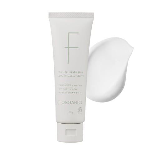 

F organics Natural Hand Cream N 50g, Lemongrass & Juniper, Moisturizing
