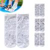 Unique Hand Painted Gift for Besties DIY Coloring Socks Kids Adults, Creative Doodle Socks, Color Your Own Drawing Fabric Markers Kit Craft