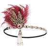 Elegant Feather Headband Vintage Masquerade Hair Band Exquisite Headdress  Party