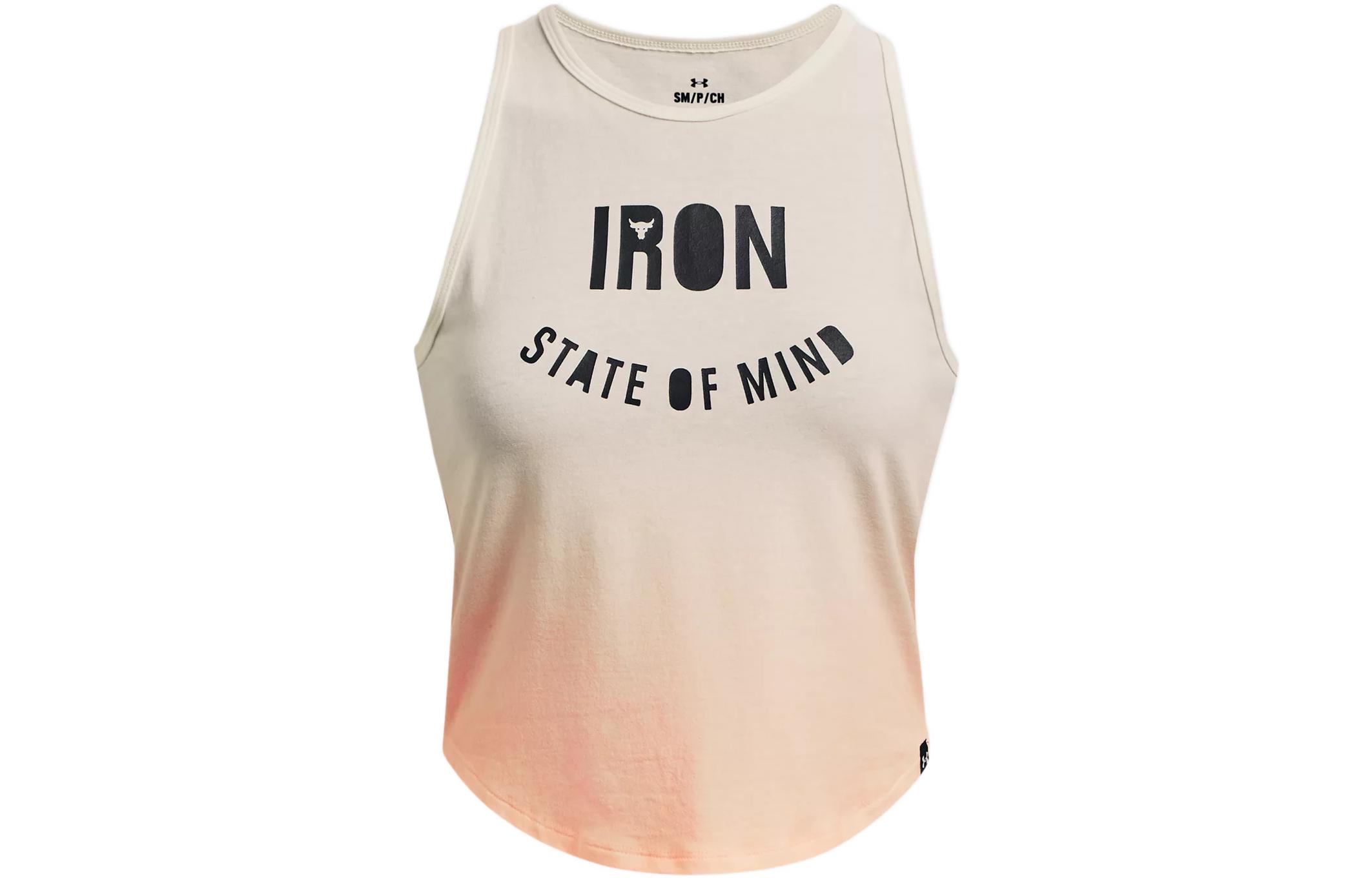 Under Armour Johnson Tank Tops Women s White Crew Neck Moderate Other 1377450-130 L