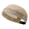 Fashion Men Soft Top Hats Hip Hop Hats Skullies Cap Beanie Hats Brimless Street Solid Color Vintage Portable Multipurpos Hats
