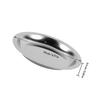 Tea Bag Saucer Stainless Steel Round Metal Plate Lightweight Tea Cup Holder Beverage Coaster for Table