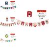 Festive Cartoon Christmas Banners For Holiday Decoration Cheerful Party Supplies
