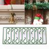 80 Stück Weihnachtsschmuck Haken Weihnachtsbaum Dekoration Anhänger Weihnachtsmann Puppen Hängehaken