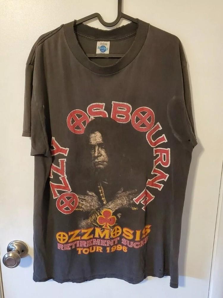 Vintage 1996 Ozzy Osbourne Ozzmosis Retirement Sucks Unisex Tshirt Reprint Unisex T-Shirt S
