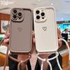 Crossbody Lanyard Strap Heart Thickened Silicone Case for iPhone 15 Pro Max 14 13 12 11 XR XS 7 8 Plus SE Soft Protection Cover