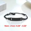 Individuell gravierte Armbänder für kleine Mädchen, personalisierter anti-allergischer Edelstahl-Balken Schmuck für Mädchen und Jungen