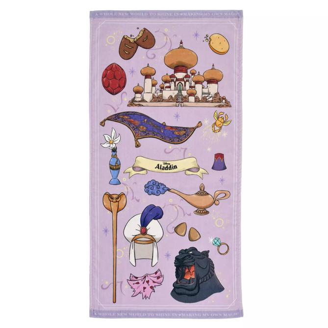 

Дисней Аладдин Банное полотенце Реквизит Япония НОВЫЙ Дисней Стор
