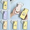 F-Funny Duck Soft Silicone Case for Samsung S25, S24, S21, S22, S23, S30, Ultra, S20, Plus, FE, Lite-Black