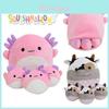 Plyšové Squishmallow Axolotl Hračky Útulné Plyšové Zvířátko Panenka Dětský Vánoční Dárek k Narozeninám