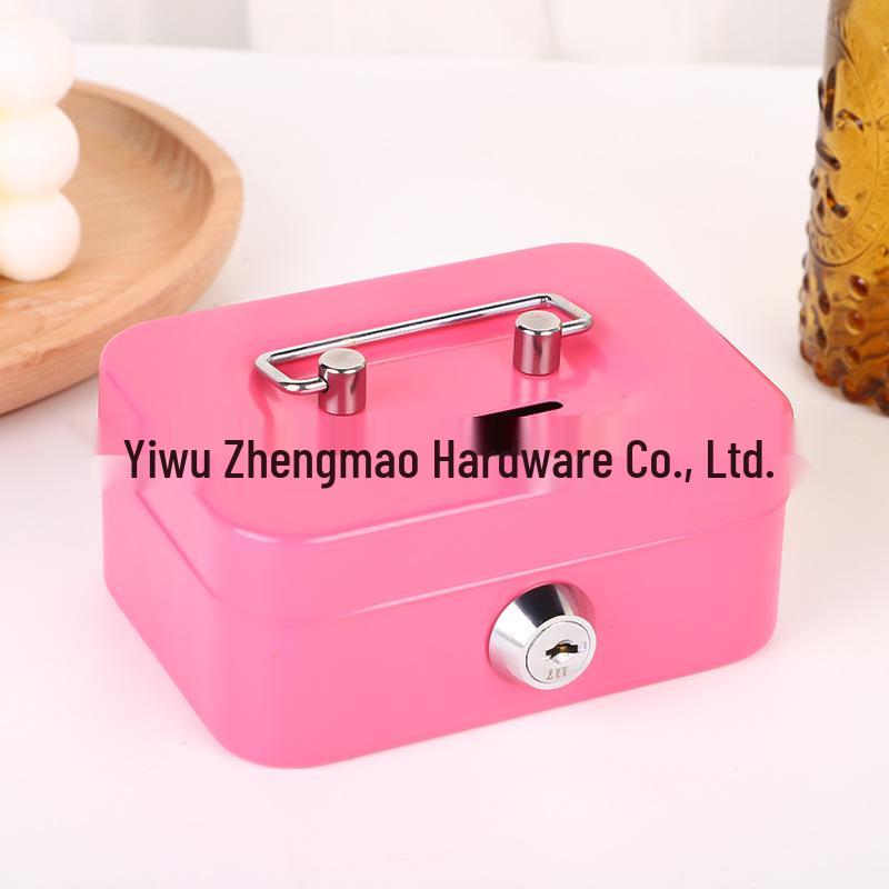 

Портативна маленька коробка для зберігання фурнітури з ключем - Креативна скарбничка для монет