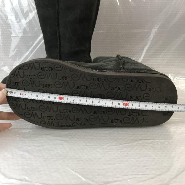 EMU Leder Wollgefütterte Schaffellstiefel Braun UK6/25.0cm(GEBRAUCHT)