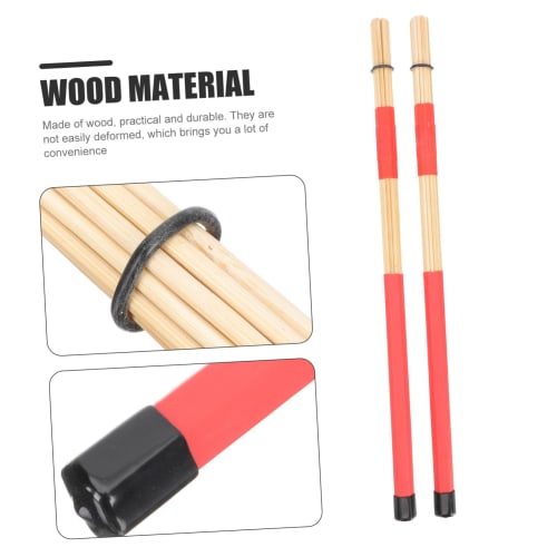 NOLITOY 1 Pair of Drumsticks, Xylophone Mallets, Earhook Microphone, Cool Drumsticks, Stage Drumsticks, Keyboard Instrument Accessories, Keytar Drum R