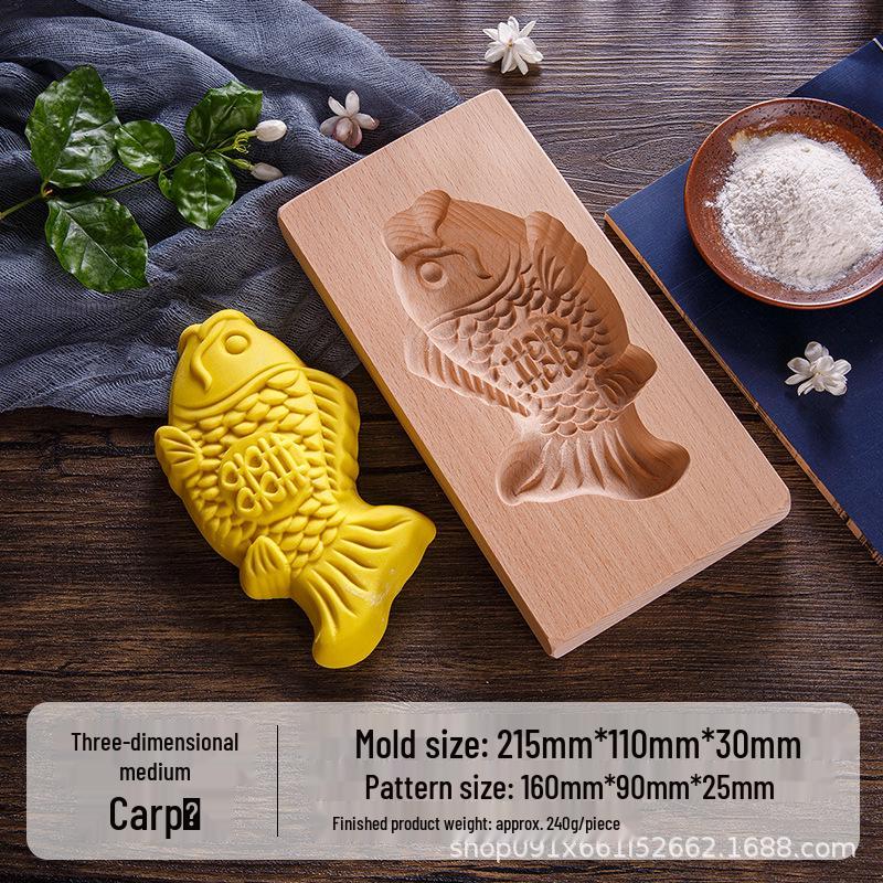 Wooden Mold Set: Mooncake, Mung Bean Cake, Pastry, Noodle