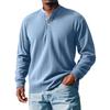 Men'S Button Loose Casual Long Sleeved Shirt Fashionable Top