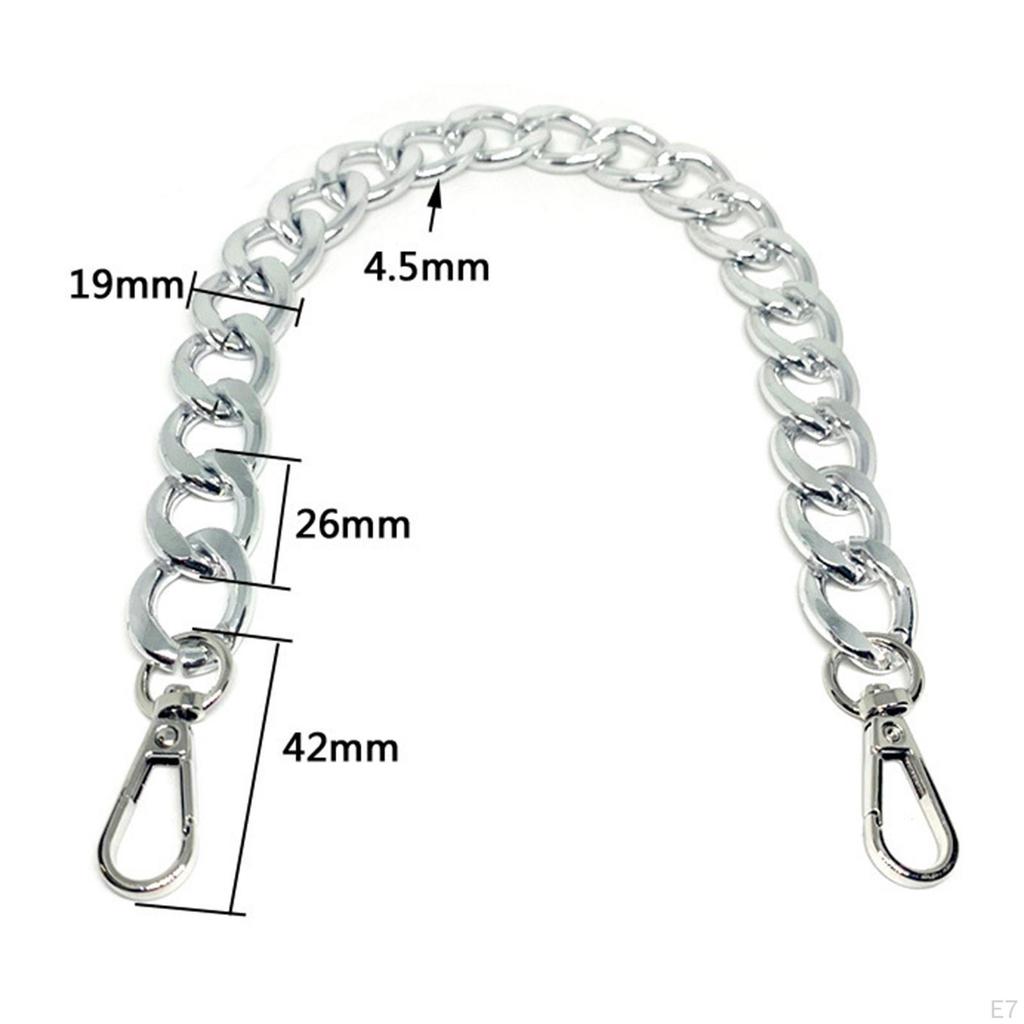 4 7.9 Lengte Metalen Tas Verlengketting, Handtas Schouderband Charms voor