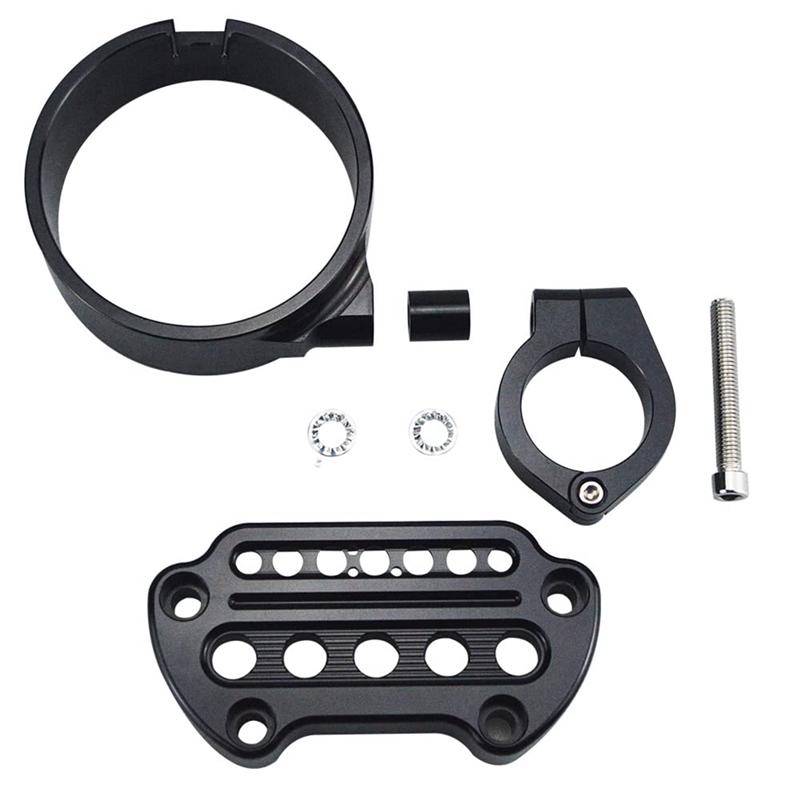 ABLZ-For Sportster XL883 XL1200 Iron 883 Motorcycle Side Mounted trument Stand Speedometer Positioning Cover