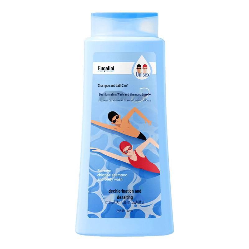 2-in-1 Dechlorinating Shampoo & Body Wash with Amino Acids - Unisex Family Size, Light Fragrance