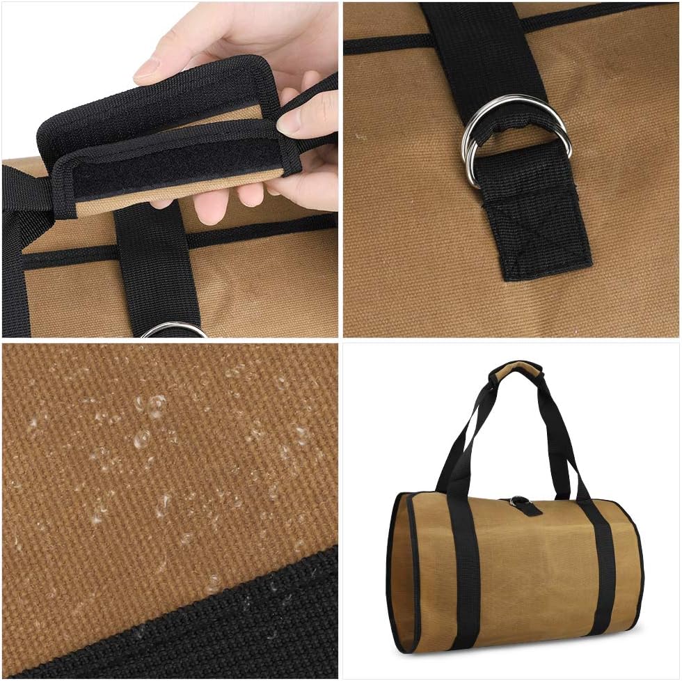 Waterproof Canvas Log Carrier Easy To And Anti Slip Handle Easy To Fold