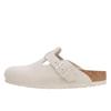 Birkenstock Boston Antique White Suede