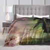 Wicked Musical Film 2024 Dekens Fleece Print Relax Zachte Worpdekens voor Beddengoed Slaapkamer Pluche Dunne Quilt