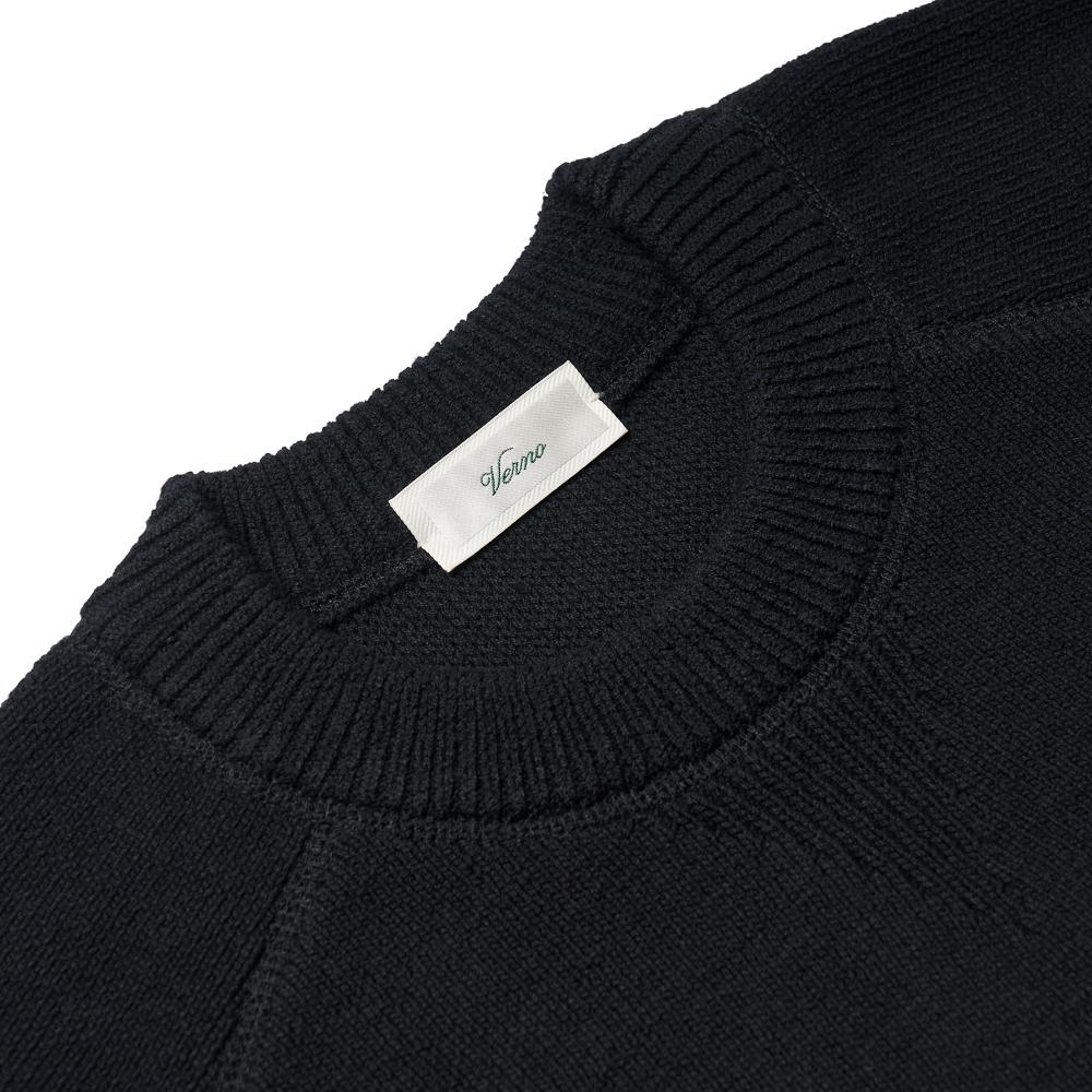 VERNO [Casual] Sweat Knit Black