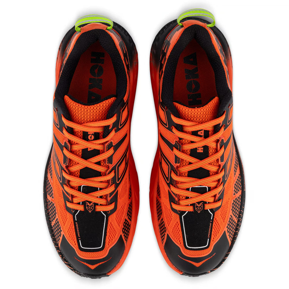 HOKA Speedgoat 2 Low Tomato Electric Green Unisex Sneakers Orange 1162710-TLCT