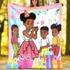 Gracie's Corner Theme Printed Blanket,Perfect for Couch, Bed, Travel & Outdoor Use | Machine Washable, Cozy & Durable.