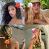 1 hibiscus hair accessory, cute and sweet style for women, hibiscus hair clip for beach vacations, hibiscus hair clip!