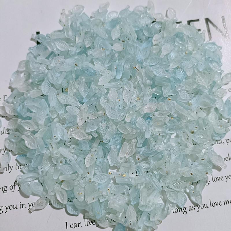 Acrylic Mini Grape Leaf Beaded String for DIY Jewelry Making: Bracelets & Necklaces