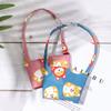 Picnic Hand Shake Cup Reusable Beverage Cups Holders Portable Canvas Coffee Tea Mug Bag Dog Series