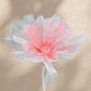 Silk Filigree Net Flower Simulation - Decorative Dried Flower Display for Floor-to-Ceiling Windows